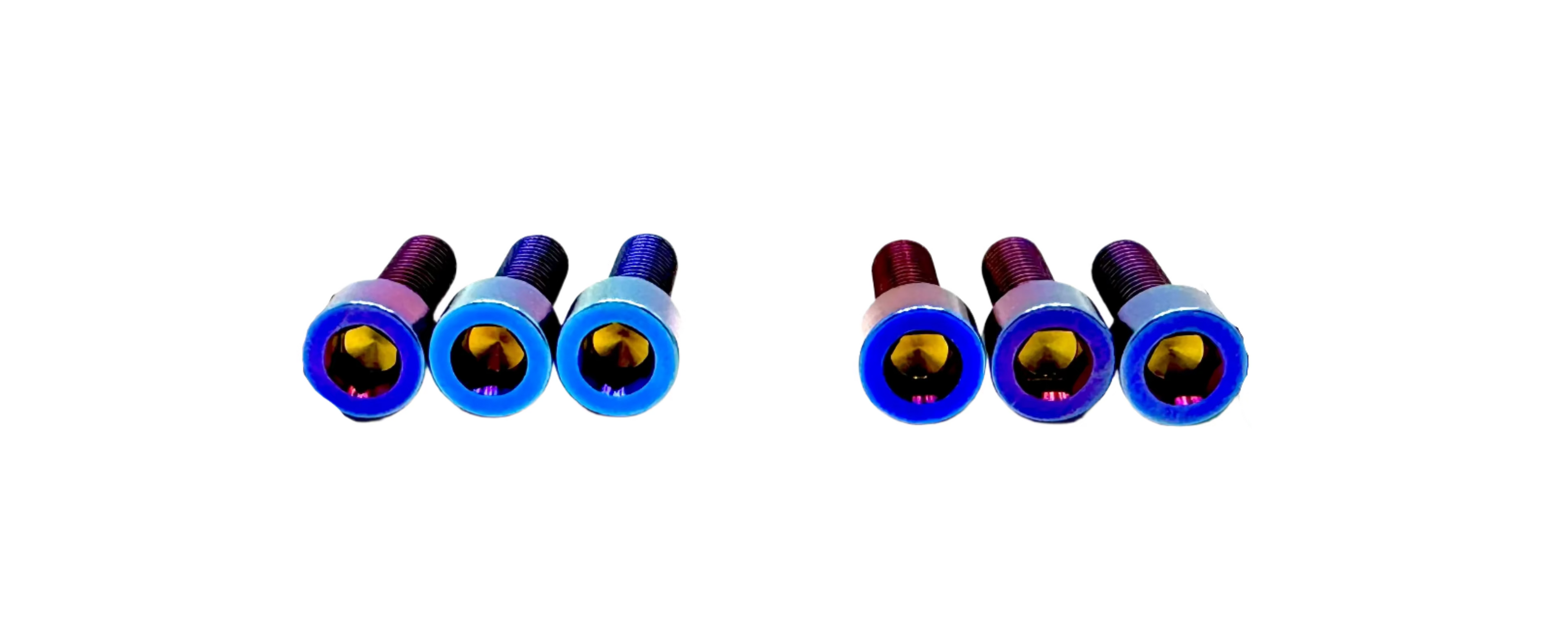 Titanium Surron LBX Stem Bolt Kit (6 pieces)