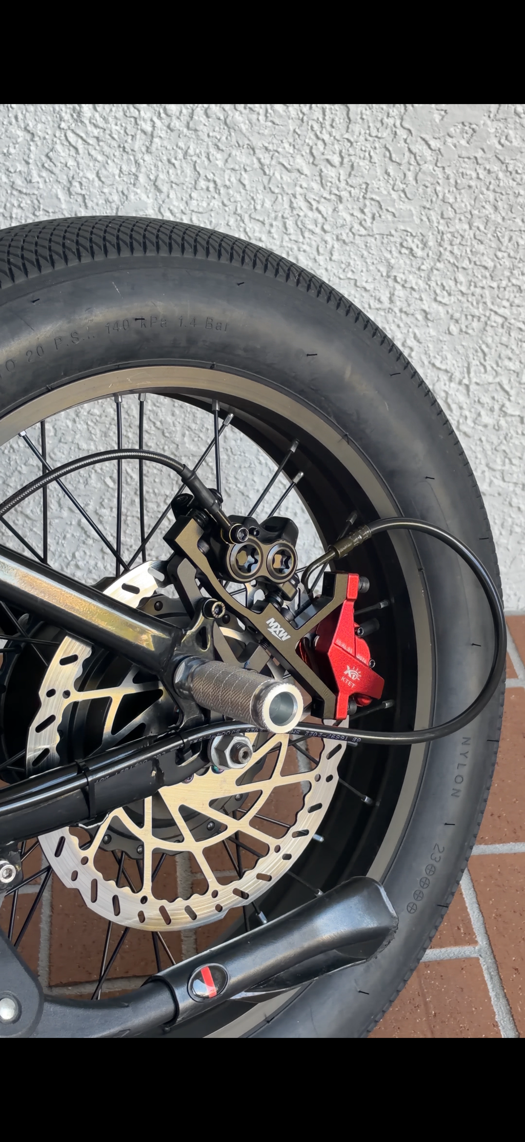 Ridstar/Peg Converted E-Bike Footbrake Kit