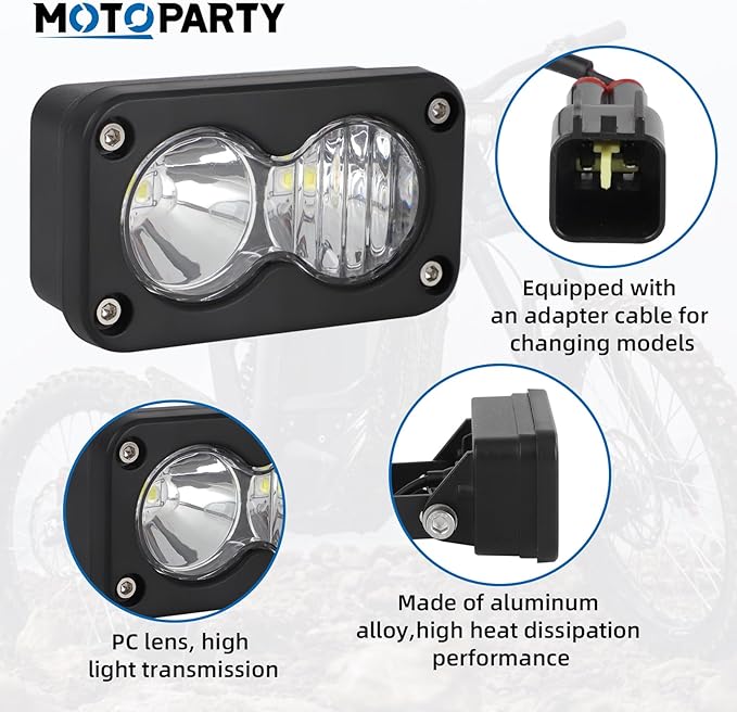 Baja headlight plug n play kit white