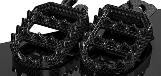 Carbon foot pegs