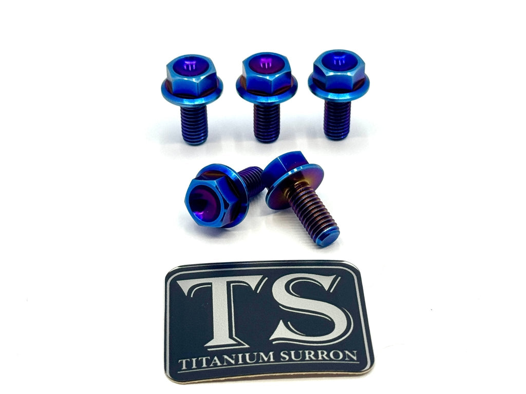 Titanium Rear Sprocket Bolts - E-Moto